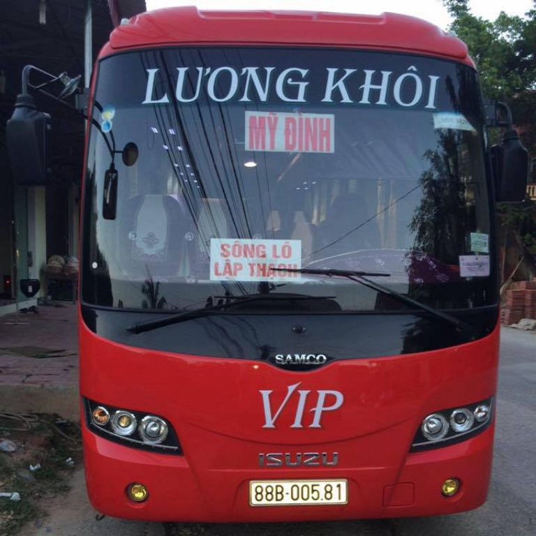 xe khách Hà Nội Lập Thạch