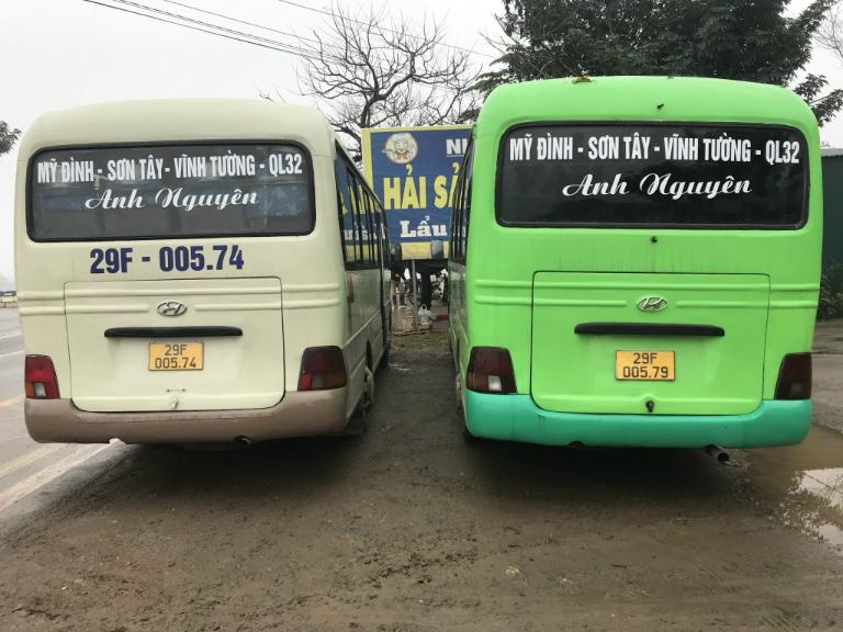 xe khách Hà Nội Vĩnh Tường