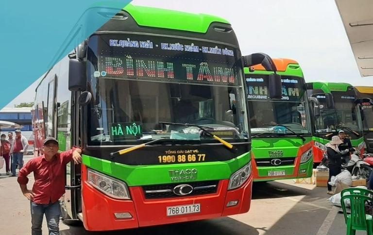 xe khách Sài Gòn Quảng Ngãi