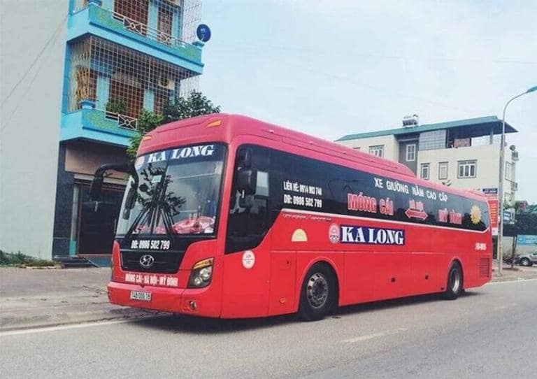 Nhà xe Ka Long có đón trả khách dọc quốc lộ đường Tiên Du hoặc một số khu công nghiệp lớn trên quốc lộ 18A.