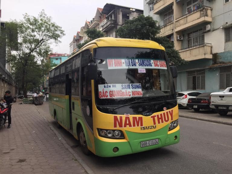 Nhà xe Năm Thuỷ đã là thương hiệu không còn xa lạ với người dân di chuyển Bắc Giang Mỹ Đình