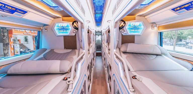 G8 Sapa Open Tour trang bị dàn xe mới 100% hiện đại nhất tuyến Hà Nội đi Sapa.