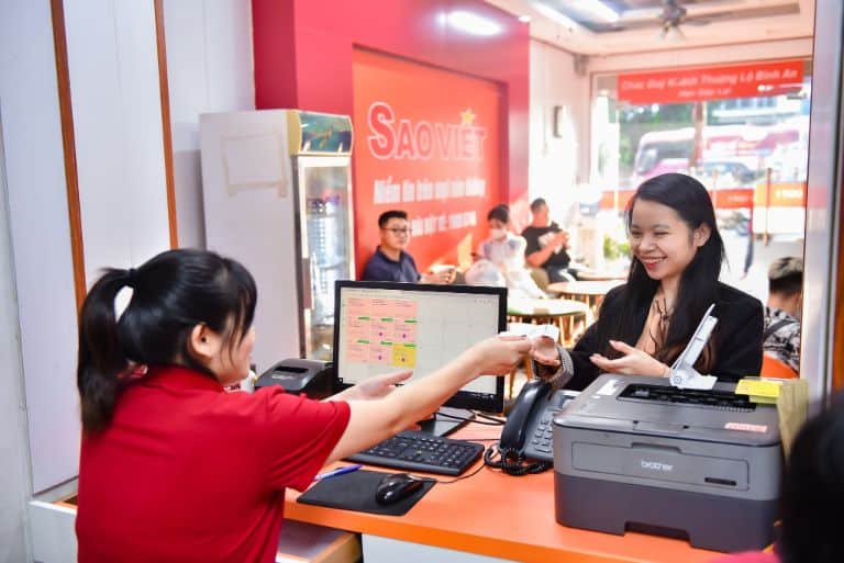 Nhà xe Sao Việt có nhiều văn phòng, điểm đón trả khách linh hoạt và tuỳ chỉnh.