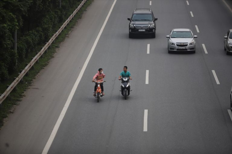 Xe máy không được phép đi trên tuyến cao tốc Hà Nội - Hải Phòng