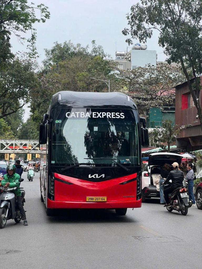 Cát Bà Express mang lại cảm giác thoải mái ngay từ khi bước lên xe.