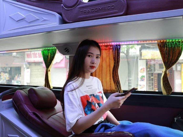 Hệ thống giường nằm của Green Bus luôn đạt chuẩn chất lượng 5 sao, mang lại sự tiện nghi cho mỗi hành khách