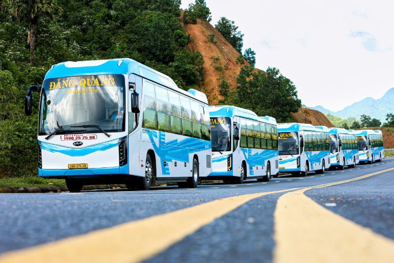 Lộ trình xe Đăng Quang được sắp xếp rõ ràng, thuận tiện cho việc di chuyển.