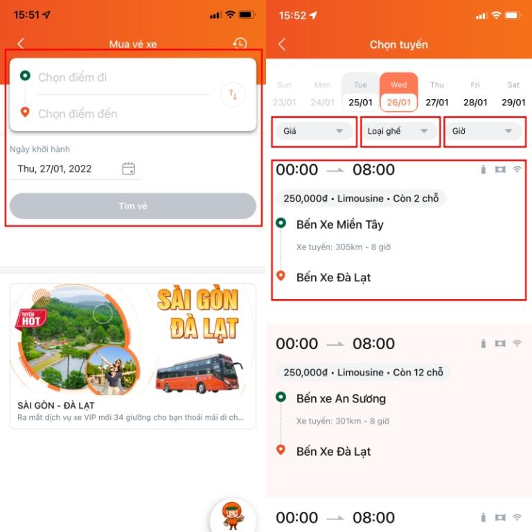Website nhà xe giúp hành khách đặt vé Tết nhanh chóng và minh bạch