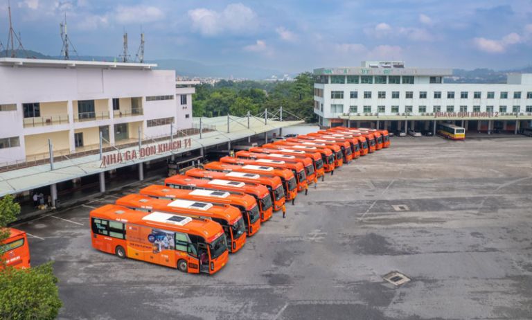 Dòng xe của nhà xe Futa Hà Sơn luôn được đầu tư mới, đảm bảo chất lượng vận hành ổn định.