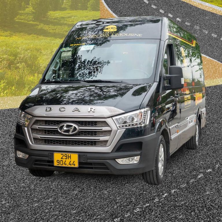 Limousine Nguyễn Gia nổi bật giữa phố với thiết kế sang trọng và tinh giản.