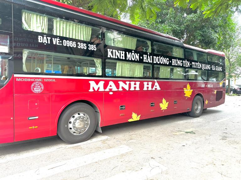 Nhà xe Mạnh Hà là một trong những đơn vị vận tải uy tín có trụ sở tại Hà Giang, chuyên phục vụ tuyến Hưng Yên - Hà Giang với nhiều năm kinh nghiệm
