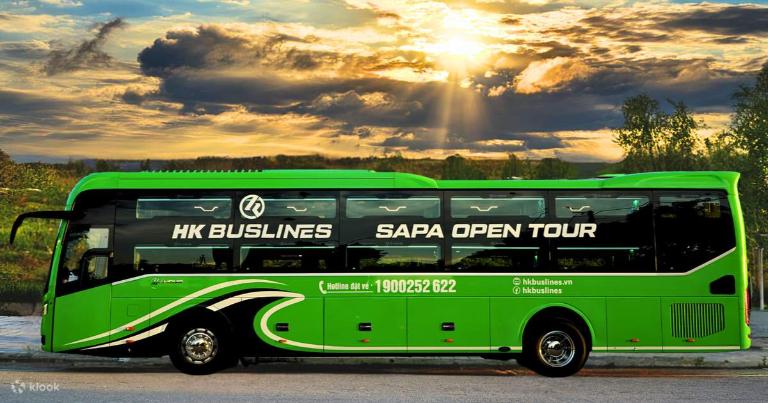 Nhà xe HK Buslines khai thác tuyến xe khách Nước Ngầm Sa Pa với lịch trình ổn định mỗi ngày.