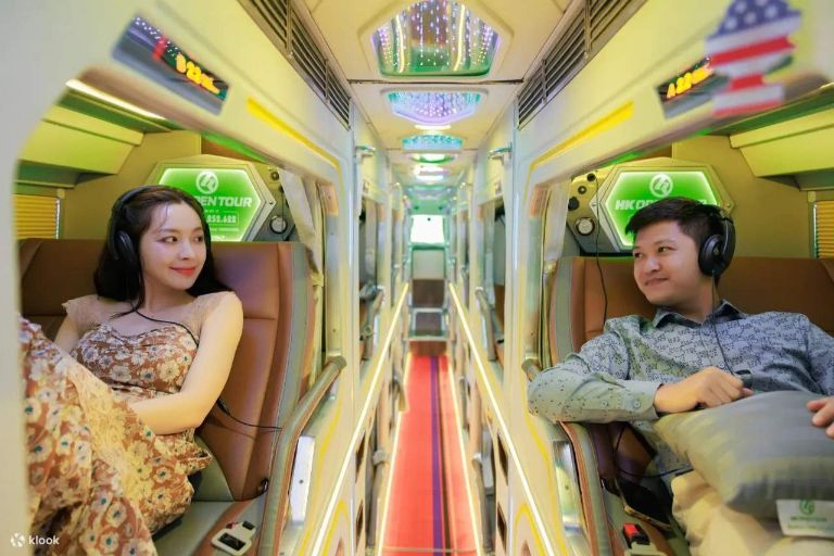 Tiện ích của nhà xe được đầu tư đầy đủ, mang đến trải nghiệm an toàn cho hành khách. (Nguồn: klook.com)