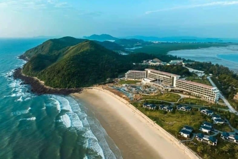 Bãi Quan Lạn nhà nghỉ ven biển