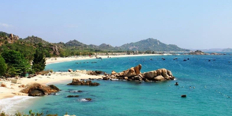 Bãi Sơn Hào lúc thủy triều xuống