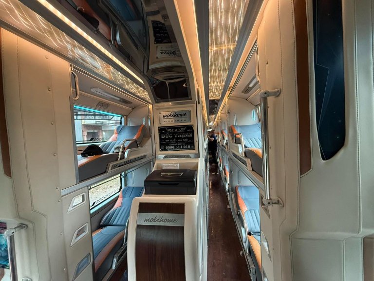 Cabin phòng riêng, limousine 24 chỗ giường rộng rãi