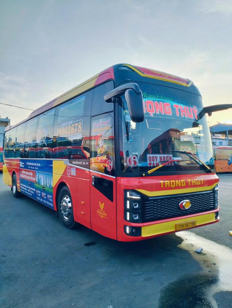 Trọng Thủy xuất phát Bình Chánh 590.000đ 3 chuyến/ngày