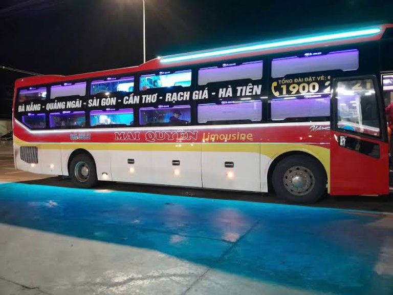 Xe Mai Quyên khởi hành 05:00 sáng từ Liên Chiểu Đà Nẵng