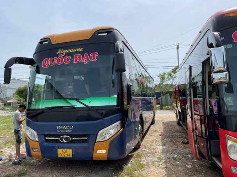 Xe Quốc Đạt 2-4 chuyến/ngày từ Sơn Trà, Hải Châu, Bến xe
