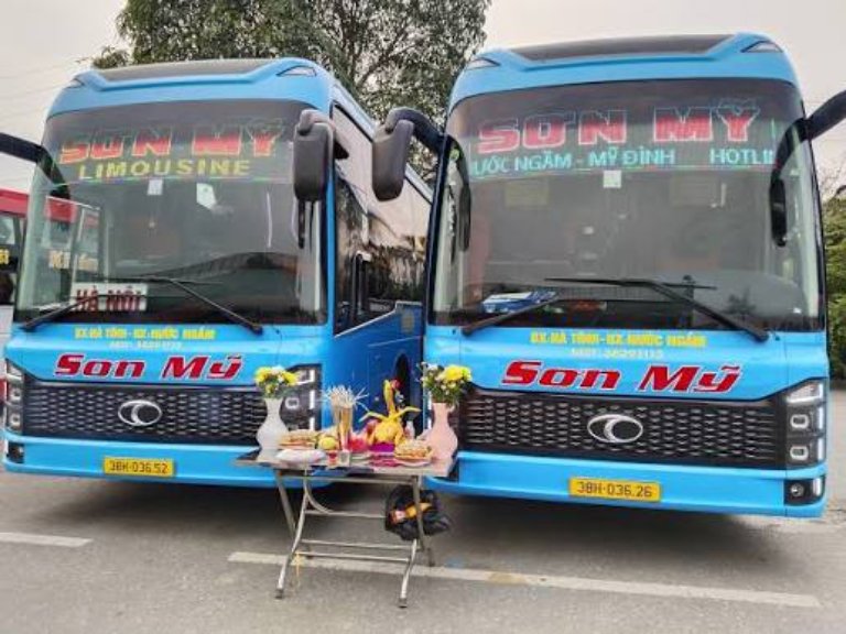 Xe giường nằm 40 chỗ Sơn Mỹ hiện đại, tiện nghi