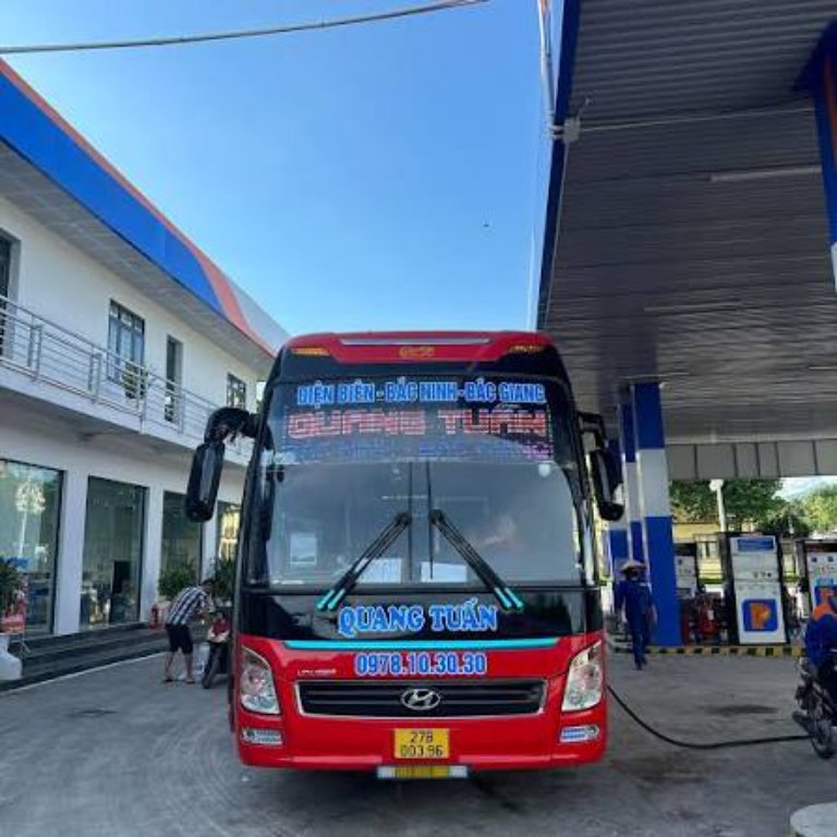 Quang Tuấn giường nằm 34 chỗ chuyến duy nhất 17:00 từ Điện Biên