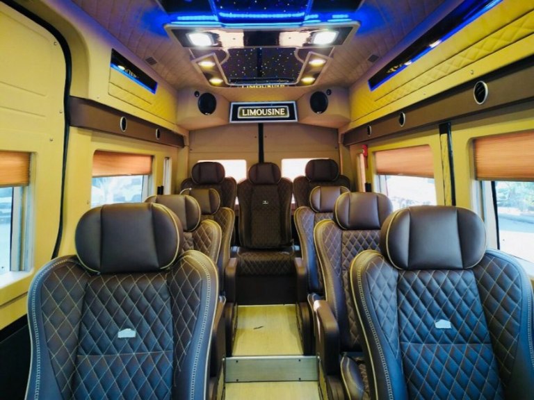 Tiện nghi VIP xe Sedona Tấn Hưng Limousine