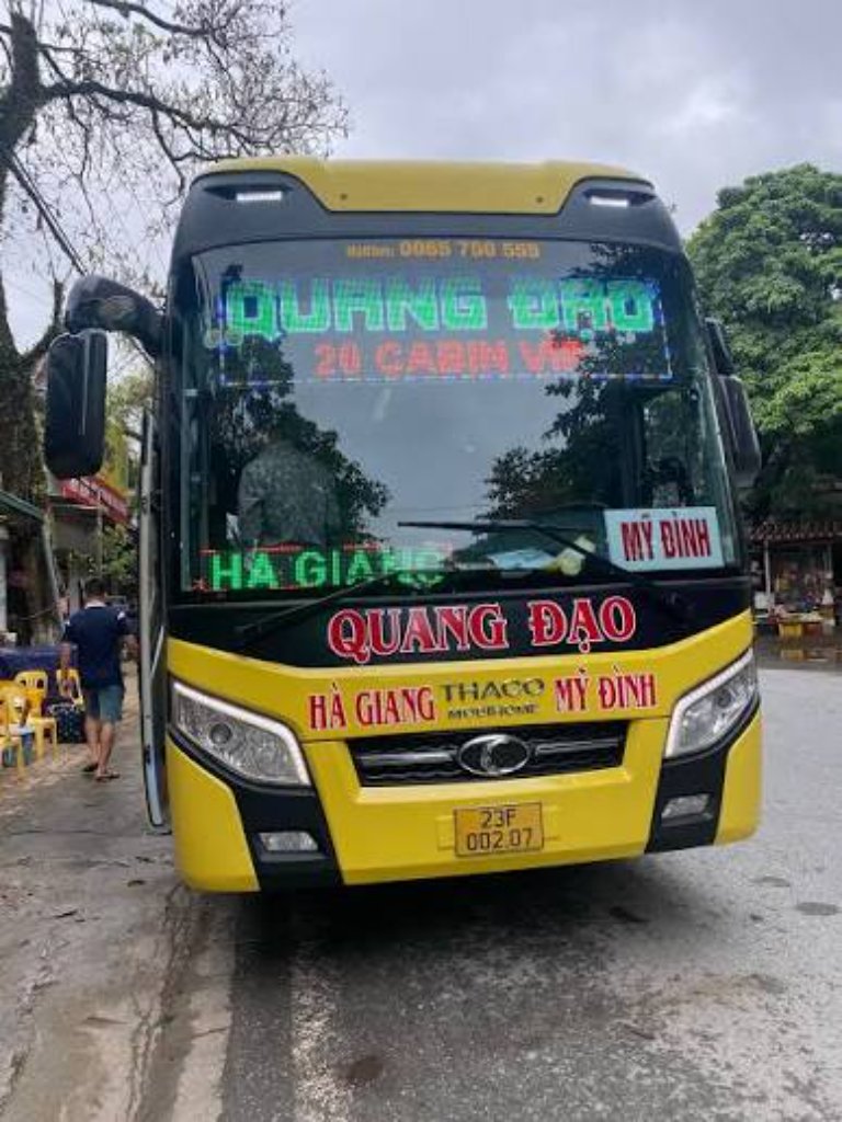 Xe Quang Đạo chuyên chuyến đêm 20:00 giá rẻ
