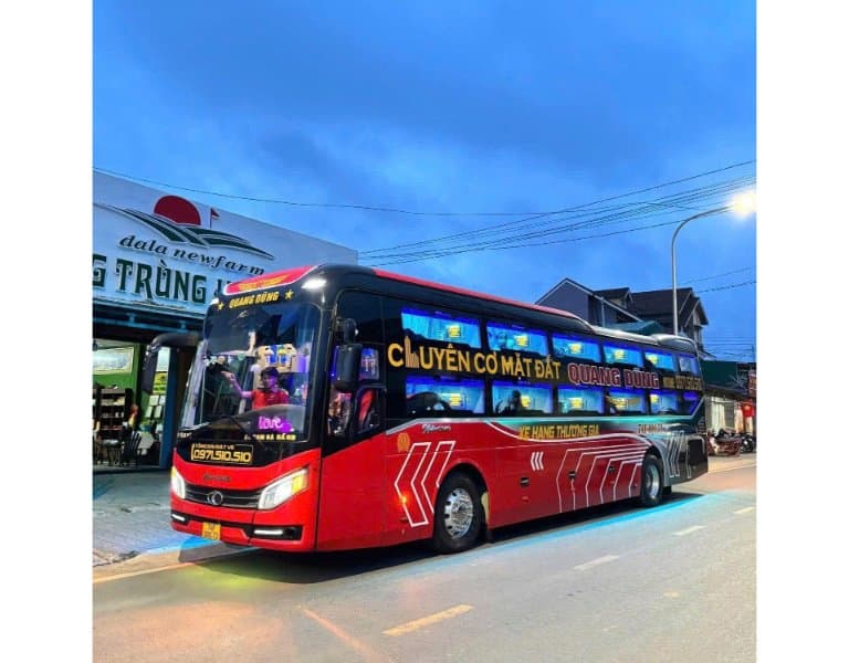 Quang Dũng VIP: phòng đôi có WC riêng, 3 chuyến/ngày