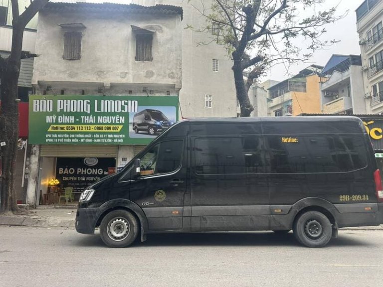 Xe Bảo Phong xuất phát từ VP Thiên Hiền, qua Mỹ Đình Nội Bài