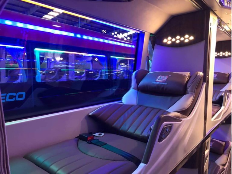Giường nằm 34 chỗ Phương Trang trang bị đầy đủ tiện nghi
