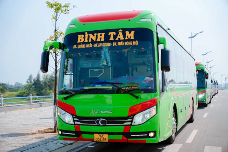 Bình Tâm: dịch vụ đón tận nơi tại Quảng Ngãi