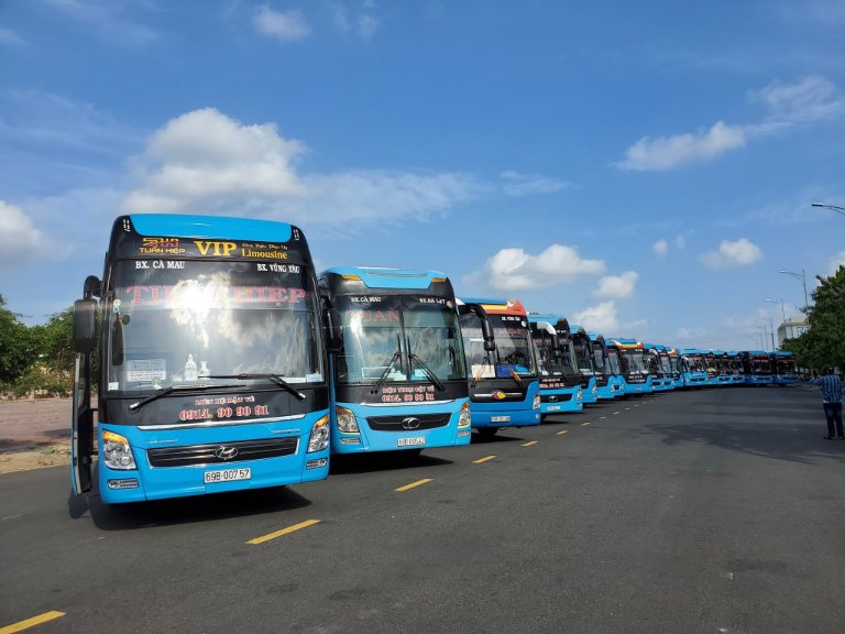 Tân Hiệp: giường nằm 34 chỗ, 3 chuyến trưa hàng ngày